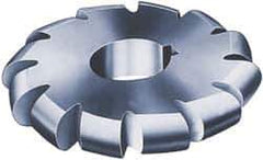 Value Collection - 3/8" Radius, 3-3/4" Diam, 12 Teeth, Arbor Connection, High Speed Steel Convex Radius Cutter - Form Relieved Relief, Bright Finish - All Tool & Supply