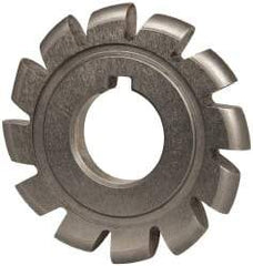 Value Collection - 11/64" Radius, 2-3/4" Diam, 12 Teeth, Arbor Connection, High Speed Steel Convex Radius Cutter - Form Relieved Relief, Bright Finish - All Tool & Supply