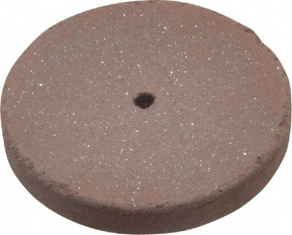 Cratex - 1" Diam x 1/16" Hole x 1/8" Thick, Surface Grinding Wheel - Silicon Carbide, Fine Grade, 25,000 Max RPM, Rubber Bond, No Recess - All Tool & Supply