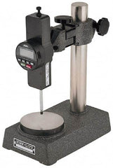 SPI - Meehanite Cast Iron, Rectangular Base, Comparator Gage Stand - 11" High, 8" Base Length x 5" Base Width x 2" Base Height, Includes Holder - All Tool & Supply