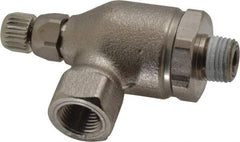 Legris - 1/8" NPT Metal Threaded Flow Control Regulator - 0 to 145 psi, Treated Brass Material & Viton O-Ring - All Tool & Supply