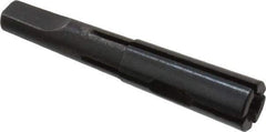 Scully Jones - 1/4 Inch, MT1 Outside Morse Taper, Drill Driver - 0.19 Inch Projection, 0.118 to 0.122 Inch Drill Tang Thickness - Exact Industrial Supply