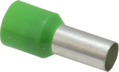 ACI - 6 AWG, Partially Insulated, Crimp Electrical Wire Ferrule - 12mm Long x 6.2mm Diameter Pin, 22.2mm Overall Length - All Tool & Supply