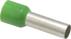 ACI - 6 AWG, Partially Insulated, Crimp Electrical Wire Ferrule - 18mm Long x 6.2mm Diameter Pin, 28.2mm Overall Length - All Tool & Supply