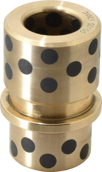 Dayton Lamina - 1" ID x 2-11/16" OAL, Cast Aluminum Bronze, Die & Mold Shoulder Bushing - Shoulder, 1-27/32" Bottom OD, 1-1/2" Top OD, 1-3/4" Under Collar, 1-3/4" Under Collar, 15/16" Above Collar - All Tool & Supply