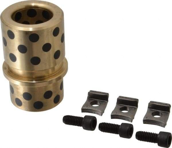 Dayton Lamina - 1-1/4" ID x 3-1/8" OAL, Cast Aluminum Bronze, Die & Mold Shoulder Bushing - Shoulder, 2-3/32" Bottom OD, 1-3/4" Top OD, 2" Under Collar, 2" Under Collar, 1-1/8" Above Collar - All Tool & Supply