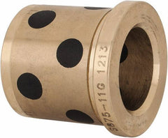 Dayton Lamina - 7/8" ID x 1-3/8" OAL, Aluminum Bronze, Die & Mold Shoulder Bushing - Shoulder, 1-1/4" Bottom OD, 1-1/4" Top OD, 1.43" Collar OD, 1-3/16" Above Collar - All Tool & Supply