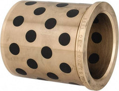 Dayton Lamina - 2" ID x 2-7/8" OAL, Aluminum Bronze, Die & Mold Shoulder Bushing - Shoulder, 2-1/2" Bottom OD, 2-1/2" Top OD, 2.68" Collar OD, 2-11/16" Above Collar - All Tool & Supply