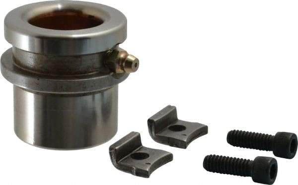 Dayton Lamina - 1" ID x 1-3/4" OAL, Steel, Bronze Plated Die & Mold Shoulder Bushing - Short Shoulder, 1.72" Bottom OD, 1-1/2" Top OD, 1.845" Collar OD, 13/16" Under Collar, 15/16" Above Collar - All Tool & Supply