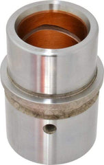 Dayton Lamina - 1-1/2" ID x 3-3/16" OAL, Steel, Bronze Plated Die & Mold Shoulder Bushing - Shoulder, 2.19" Bottom OD, 2" Top OD, 2.345" Collar OD, 2" Under Collar, 1-3/16" Above Collar - All Tool & Supply