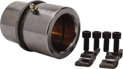 Dayton Lamina - 1-3/4" ID x 3-3/8" OAL, Steel, Bronze Plated Die & Mold Shoulder Bushing - Shoulder, 2-1/2" Bottom OD, 2-1/4" Top OD, 2.658" Collar OD, 2" Under Collar, 1-3/8" Above Collar - All Tool & Supply