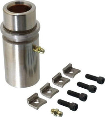 Dayton Lamina - 1" ID x 3-15/16" OAL, Steel, Bronze Plated Die & Mold Shoulder Bushing - Extra Long Shoulder, 1.72" Bottom OD, 1-1/2" Top OD, 1.845" Collar OD, 3" Under Collar, 15/16" Above Collar - All Tool & Supply