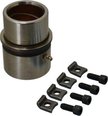 Dayton Lamina - 1-3/4" ID x 4-3/8" OAL, Steel, Bronze Plated Die & Mold Shoulder Bushing - Extra Long Shoulder, 2-1/2" Bottom OD, 2-1/4" Top OD, 2.658" Collar OD, 3" Under Collar, 1-3/8" Above Collar - All Tool & Supply