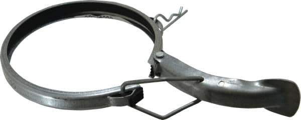 Made in USA - 4" ID Galvanized Duct Clamp with PVC Seal - All Tool & Supply