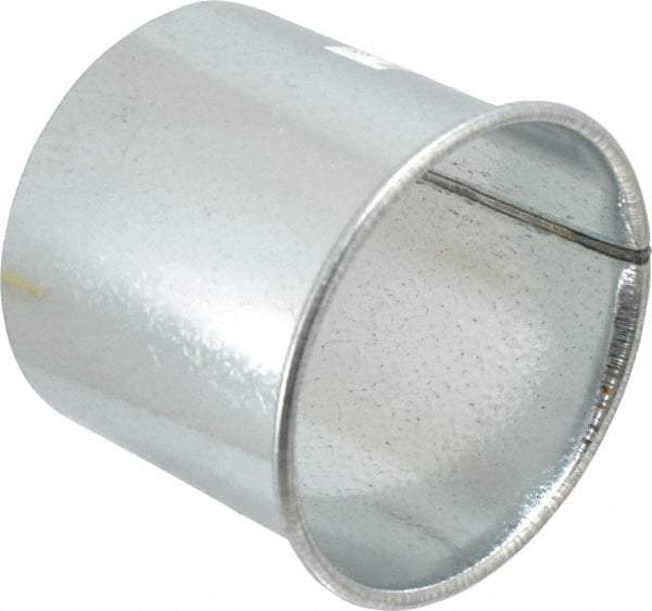 Made in USA - 5" ID Galvanized Duct Adapter - 4" Long, 22 Gage - All Tool & Supply