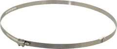 Made in USA - 10-1/2" ID Stainless Steel Duct Hose Clamp - 1/2" Long - All Tool & Supply