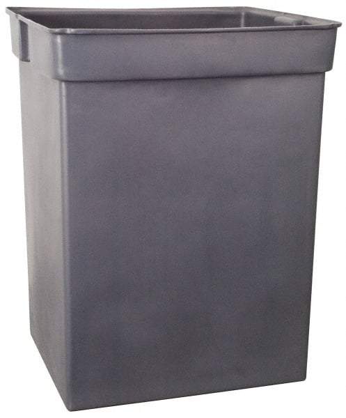 Rubbermaid - 42 Gal Rectangle Plastic Rigid Trash Can Liner - 23-1/4" Long x 20-1/4" Wide x 29" High, Compatible with Container Series Glutton - All Tool & Supply