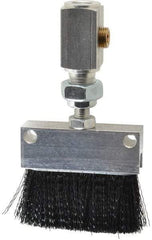 LDI Industries - 2-1/4" Long Brush, 2-1/4" Width/Diam, PTF Thread Oil Reservoir Lubrication Brushes - 1-5/32" Bristle Length, 250°F, 3" Length Under Mounting Thread, Straight Shank - All Tool & Supply