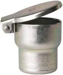 Gits - Steel, Zinc Plated, Shoulder Drive One Piece, Straight Oil Hole Cover - 1.003-1.005" Drive Diam, 1" Drive-In Hole Diam, 19/32" Drive Length, 1-5/16" Overall Height - All Tool & Supply