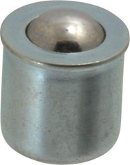 Gits - Steel, Zinc Plated, Plain Drive One Piece, Ball Valve Oil Hole Cover - 0378-0.380" Drive Diam, 3/8" Drive-In Hole Diam, 3/8" Drive Length, 15/32" Overall Height - All Tool & Supply