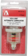 Alemite - 1.22 Ounce Reservoir Capacity, 1/8 NPTF Thread, Steel, Spring-Loaded, Grease Cup and Lubricator - -40 to 65.56°C Operating Temp, 0.15 to 0.24 Bar Operating Pressure - All Tool & Supply