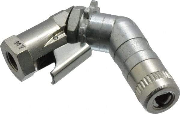 Alemite - 10,000 Operating psi, 3-1/2" Long, 1/8 Thread, Grease Gun Coupler - NPTF (F) Thread - All Tool & Supply