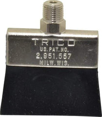 Trico - 2" Long Brush, 2" Width/Diam, NPT Thread Oil Reservoir Lubrication Brushes - 200°F, 2-5/16" Length Under Mounting Thread, Straight Shank - All Tool & Supply