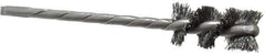 Osborn - 1/2" Diam Helical Steel Tube Brush - 0.008" Filament Diam, 1" Brush Length, 3-1/2" OAL, 1/8" Diam Shank - All Tool & Supply