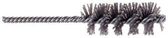 Osborn - 1-3/4" Long x 2-3/16" Diam Steel Tube End Fitting Brush - 6-3/8" OAL, 0.0104" Wire Diam - All Tool & Supply