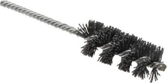 Osborn - 1" Diam Helical Nylon Tube Brush - 2-1/2" Brush Length, 5-1/2" OAL, 0.208" Diam Shank - All Tool & Supply