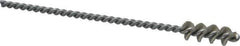 Osborn - 0.385" Diam Helical Nylon Tube Brush - 1" Brush Length, 5" OAL, 0.152" Diam Shank - All Tool & Supply