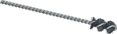 Osborn - 0.515" Diam Helical Nylon Tube Brush - 1" Brush Length, 5" OAL, 0.169" Diam Shank - All Tool & Supply