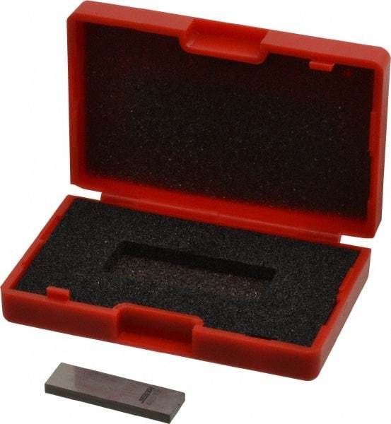 SPI - 0.1002" Rectangular Steel Gage Block - Accuracy Grade 0, Includes NIST Traceability Certification - All Tool & Supply