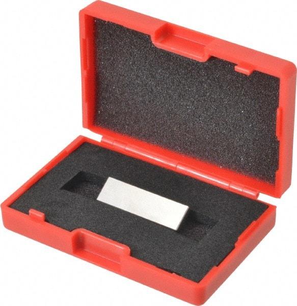 SPI - 0.1005" Rectangular Steel Gage Block - Accuracy Grade 0, Includes NIST Traceability Certification - All Tool & Supply