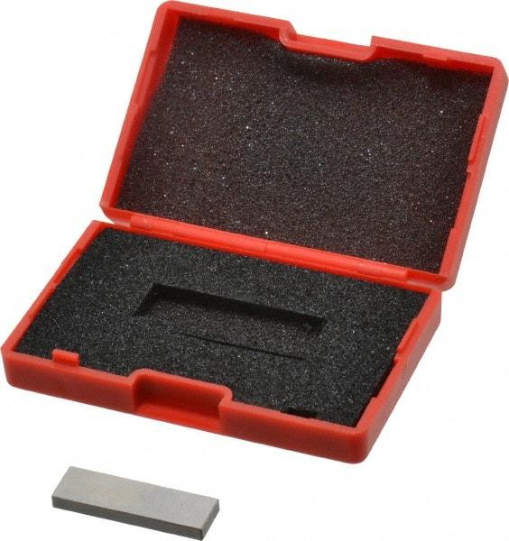 SPI - 0.121" Rectangular Steel Gage Block - Accuracy Grade 0, Includes NIST Traceability Certification - All Tool & Supply