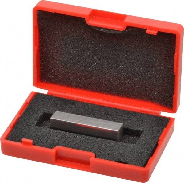 SPI - 0.35" Rectangular Steel Gage Block - Accuracy Grade 0, Includes NIST Traceability Certification - All Tool & Supply