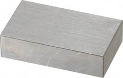 SPI - 0.8" Rectangular Steel Gage Block - Accuracy Grade 0, Includes NIST Traceability Certification - All Tool & Supply