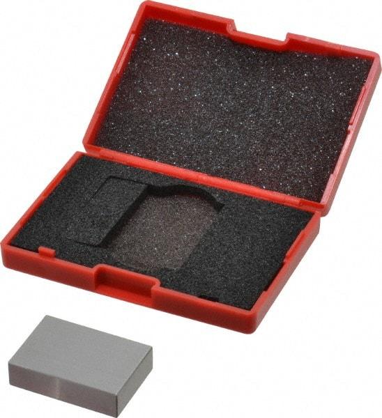 SPI - 0.95" Rectangular Steel Gage Block - Accuracy Grade 0, Includes NIST Traceability Certification - All Tool & Supply