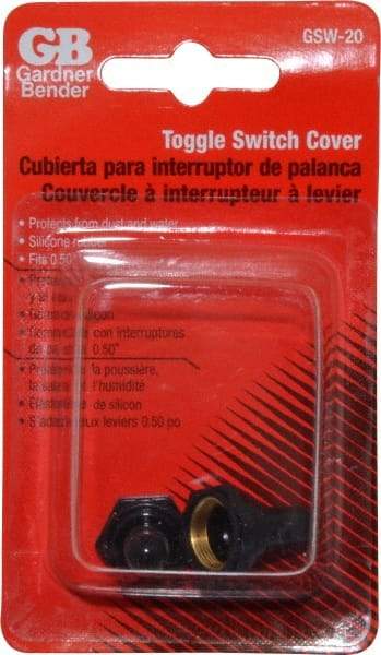 Gardner Bender - 12 Volt, Toggle Boot - 1 Switch, Black - All Tool & Supply