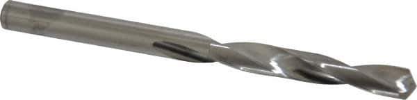 SGS - 17/64" 118° Solid Carbide Jobber Drill - Bright Finish, Right Hand Cut, Spiral Flute, Straight Shank, 3-1/2" OAL, Faceted Point - All Tool & Supply