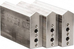 Northfield - 4" & Up Chuck Capacity, Northfield Air Style Attachment, Square Soft Lathe Chuck Jaw - 3 Jaws, Aluminum, 1.895mm Long x 3/4" Wide x 3" High - All Tool & Supply