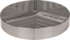 Northfield - 6" & Up Chuck Capacity, Northfield Air Style Attachment, Round Soft Lathe Chuck Jaw - 3 Jaws, Aluminum, 5.92" Wide x 1" High - All Tool & Supply