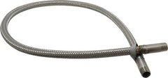 Made in USA - 48" OAL, 1/2" ID, 1,160 Max psi, Flexible Metal Hose Assembly - All Tool & Supply