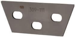 Kennametal - 1/8" Insert Width, Cutoff & Grooving Support Blade for Indexables - 1-1/2" Max Depth of Cut, 1/8" Blade Width - All Tool & Supply