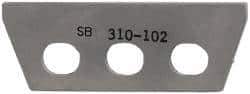 Kennametal - 1/8" Insert Width, Cutoff & Grooving Support Blade for Indexables - 1.12" Max Depth of Cut, 1/8" Blade Width - All Tool & Supply