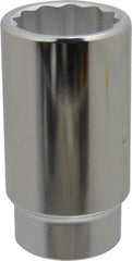 Proto - 1-5/16", 1/2" Drive, Deep Hand Socket - 12 Points, 3-1/2" OAL, Chrome Finish - All Tool & Supply