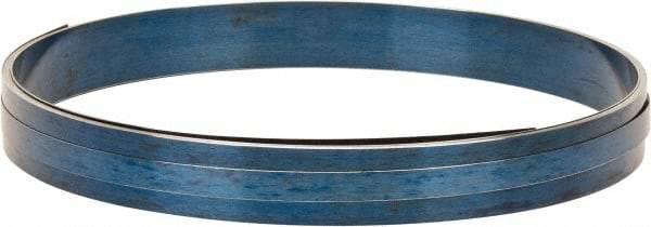 Value Collection - 0.035 Inch Thick x 3/4 Inch Wide x 12 Ft. Long, Spring Steel Coil - 1075 Blue Tempered Steel - All Tool & Supply