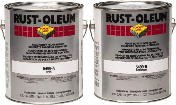 Rust-Oleum - 2 Gal Floor Repair - Gray, 12.5 Sq Ft/Gal at 1/8" Coverage - All Tool & Supply