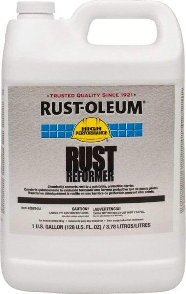 Rust-Oleum - 1 Gal Rust Converter - 590 to 1,175 Sq Ft/Gal Coverage, 40 min Tack Free Dry Time, 1 hr Full Dry Time - All Tool & Supply