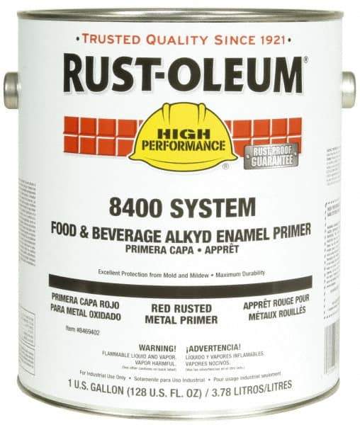 Rust-Oleum - 1 Gal White Food & Beverage Industry Coating - 312 to 625 Sq Ft/Gal Coverage, <450 g/L VOC Content - All Tool & Supply